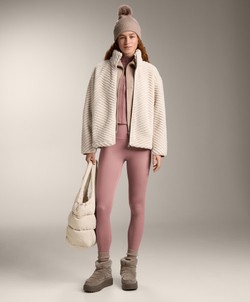 Oysho Высокотехнологичная куртка в рубчик, нежно-розовый