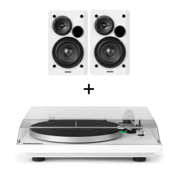 Premiera DELTA White + Edifier R1280T White