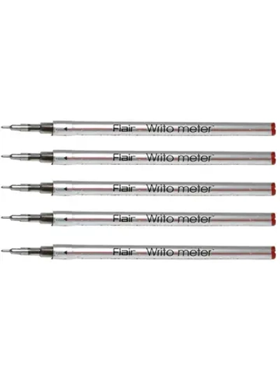 Стержень шариковый "WRITO-METER" 0.5 мм красный, 5 шт