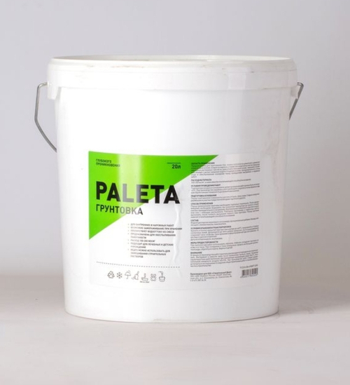 Грунтовка Paleta универсальная глубокого проникновения, 20 л