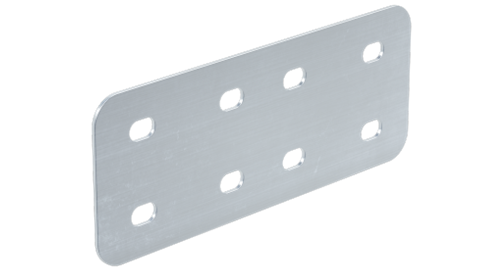 Соединительная пластина Н=80 мм, INOX 316L