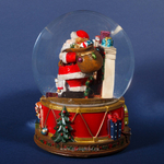 Шар со снегом внутри "Большой Санта"