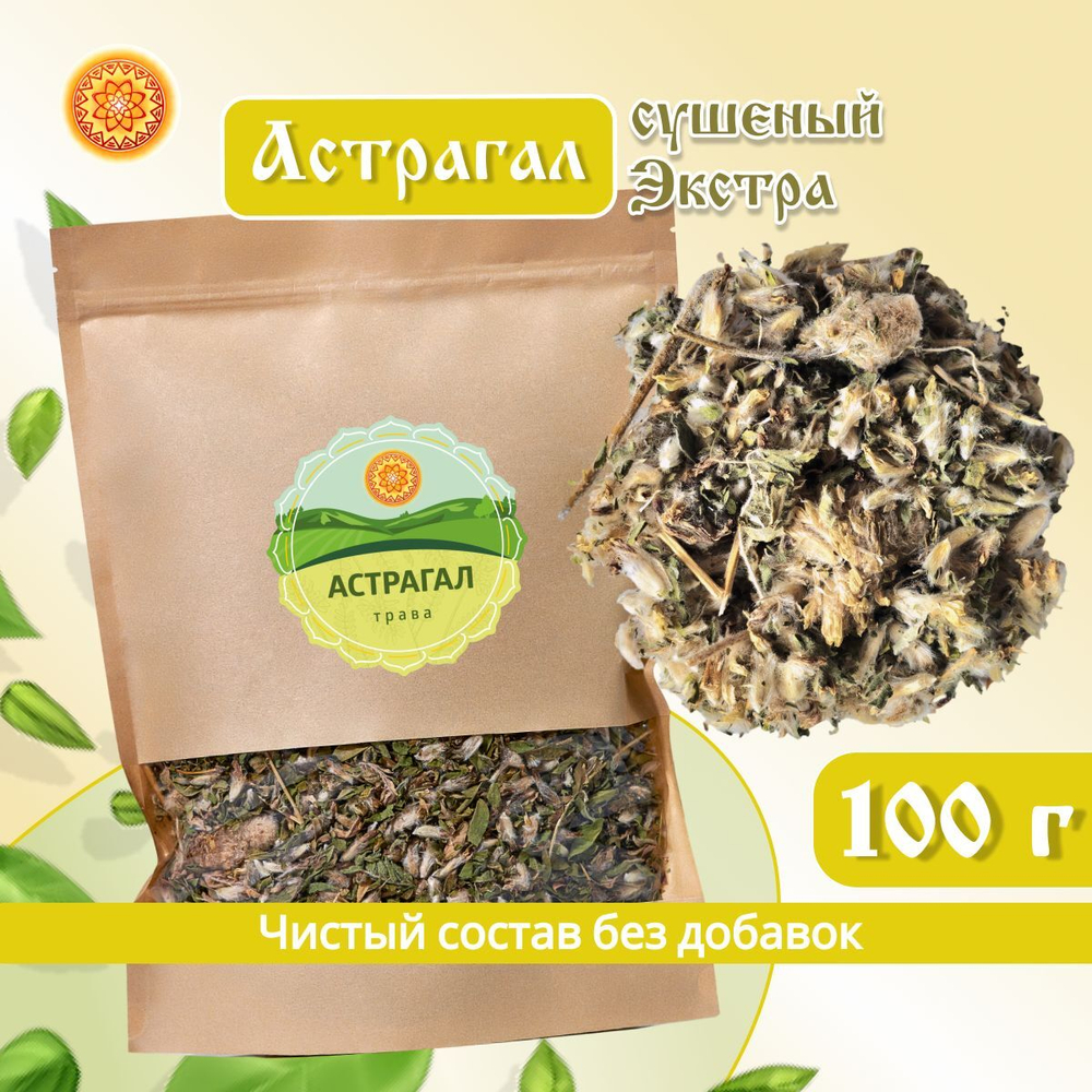 Астрагал шерстистоцветковый Экстра (цвет с листом) травяной чай.