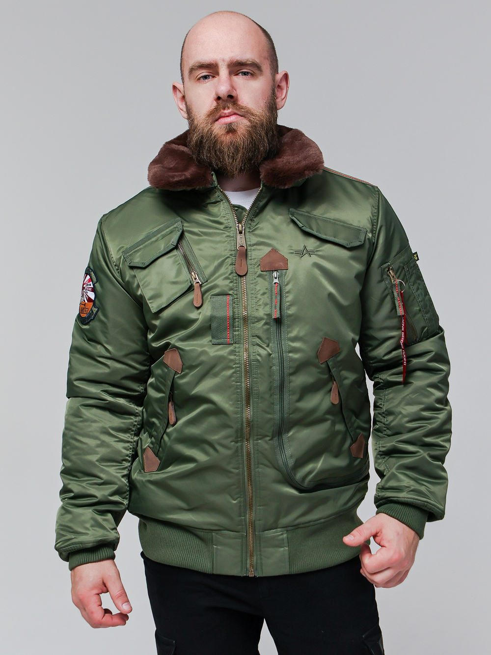 Бомбер утепленный Alpha Industries AL1000