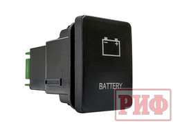 Кнопка ВКЛ/ВЫКЛ, белый, BATTERY TOYOTA 32x22