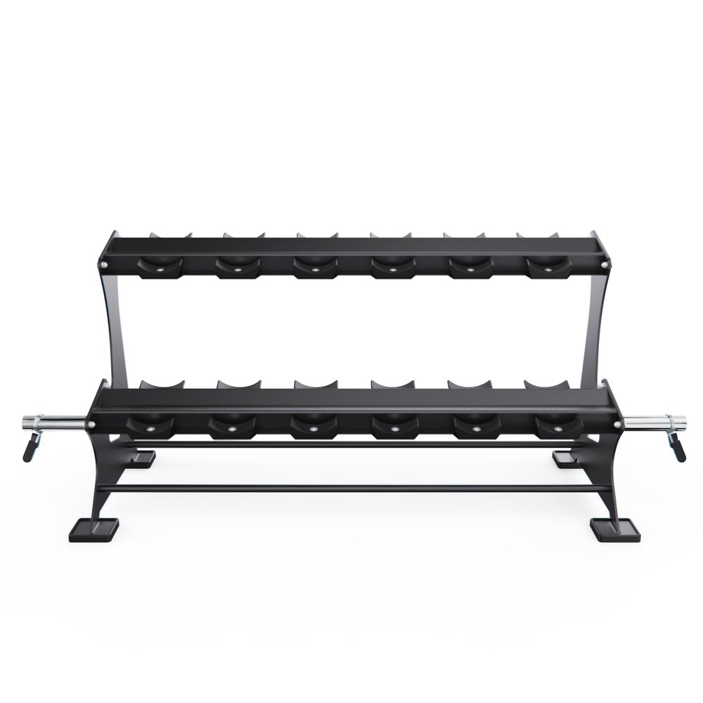 Стойка для хранения гантелей, грифов STEELVER, до 165 кг, на 12 пар
