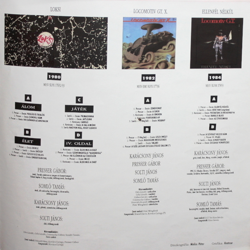 L.G.T. / A Locomotiv GT. Osszes Nagylemeze (12LP)