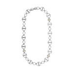 Колье Ciclon Fabulosa с жемчугом Swarovski и серебряным покрытием B211804-40 BW/S