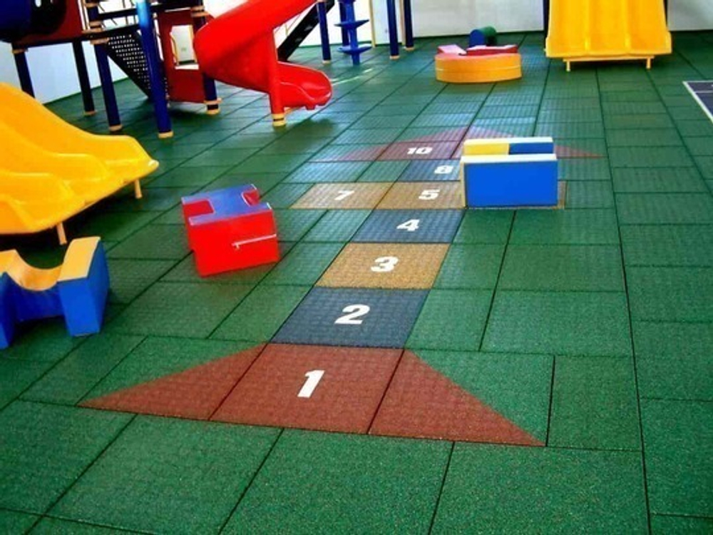 Резиновая плитка (повышенной плотности) 50х50х3 см