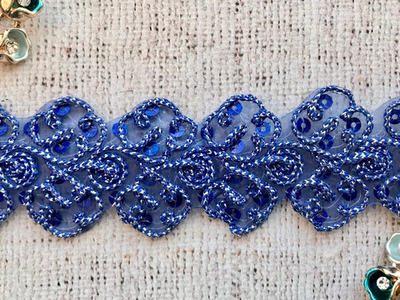 Тесьма термоузор, ш. 4,5 см.