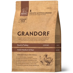 Grandorf Duck & Turkey, Adult Medium & Maxi для средних и крупных пород (Утка с индейкой)