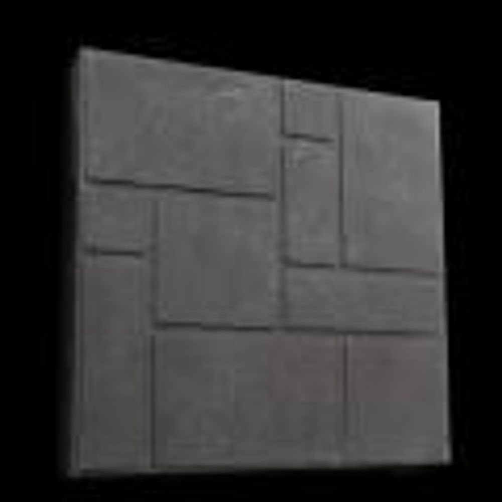 Плитка полимерпесчаная серая 330*330*35 (9 шт/м2)