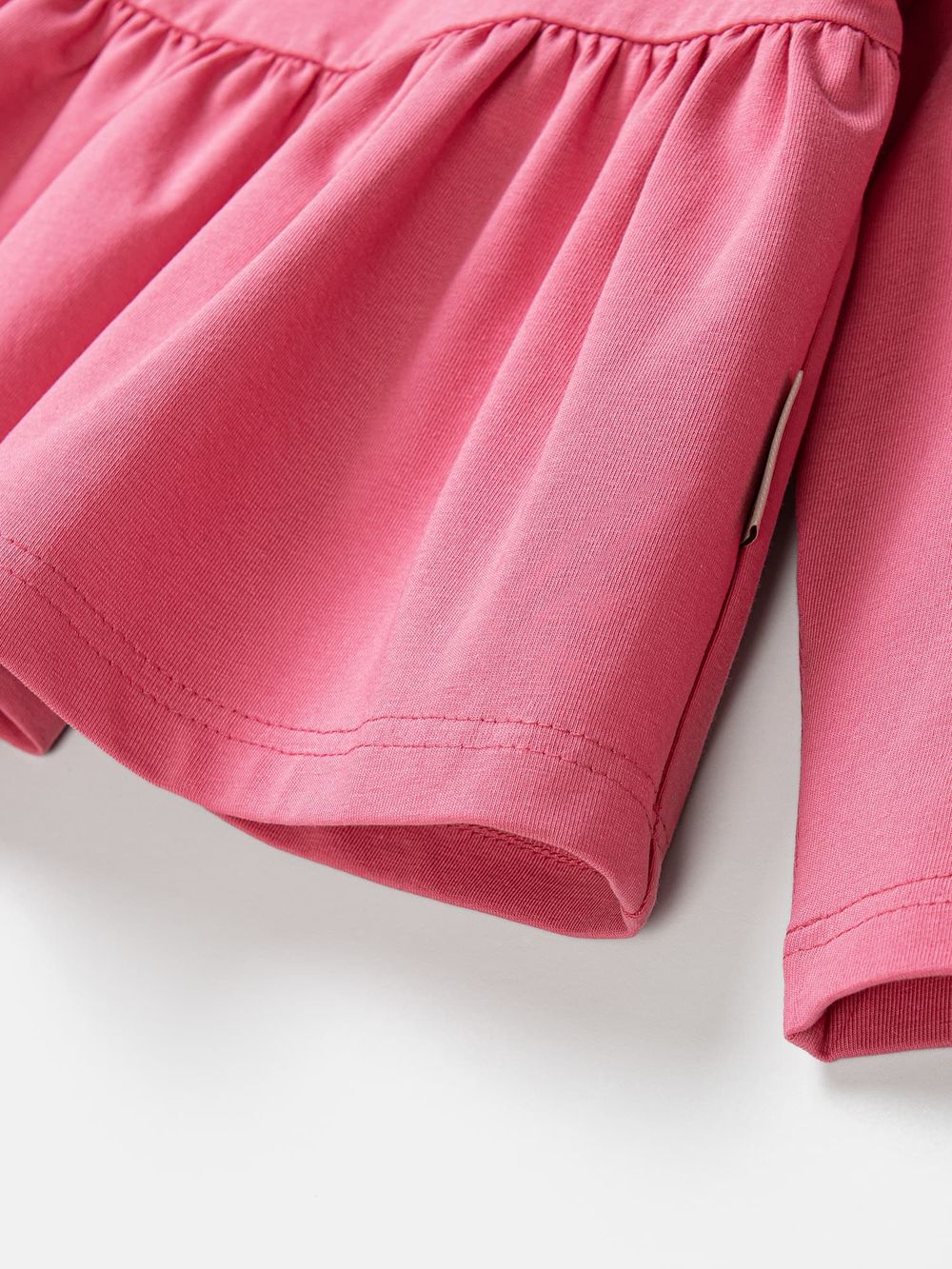 Лонгсив с баской "Пепельная роза"