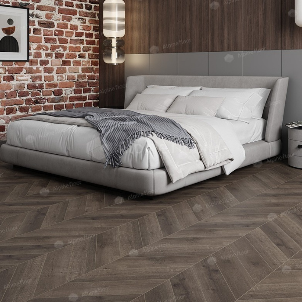 Кварцвиниловая плитка Alpine Floor Chevron Alpine ECO 18-9 Дуб Антарес
