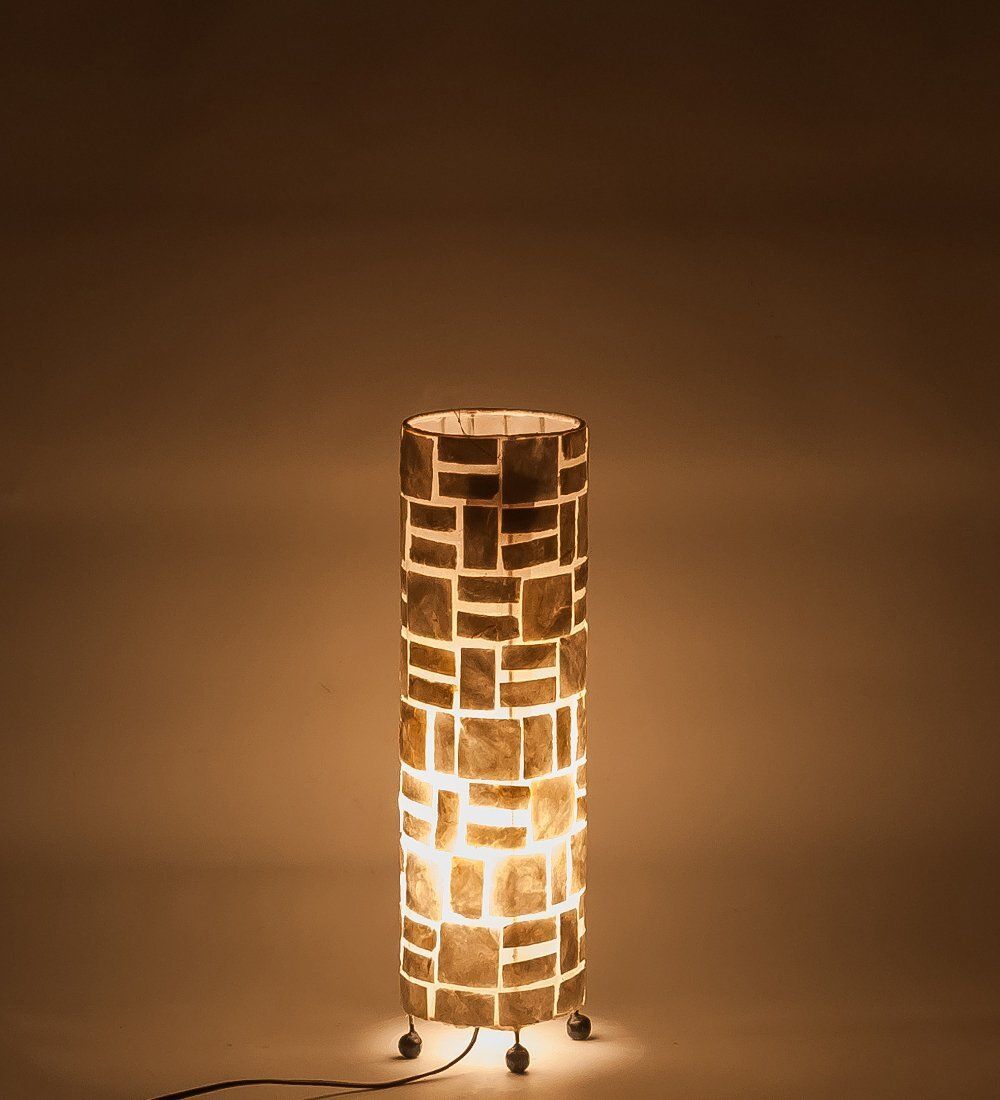 Decor and Gift 34-027 Светильник из перламутра «Цилиндр» 50см