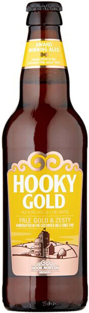 Пиво Хук Нортон Хуки Голд / Hook Norton Hooky Gold 0.5 - стекло