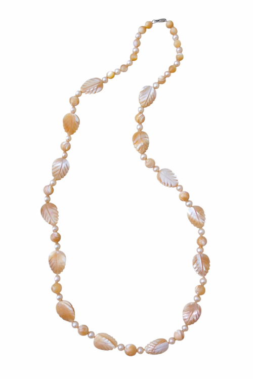 бусы из перламутра и жемчуга