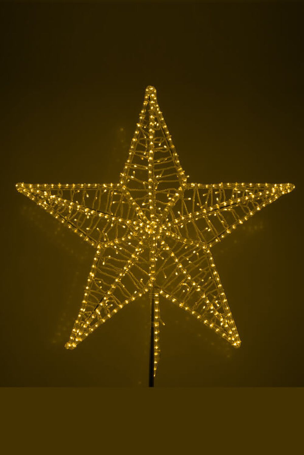 Макушка - звезда на елку «Кремлевская» желтая