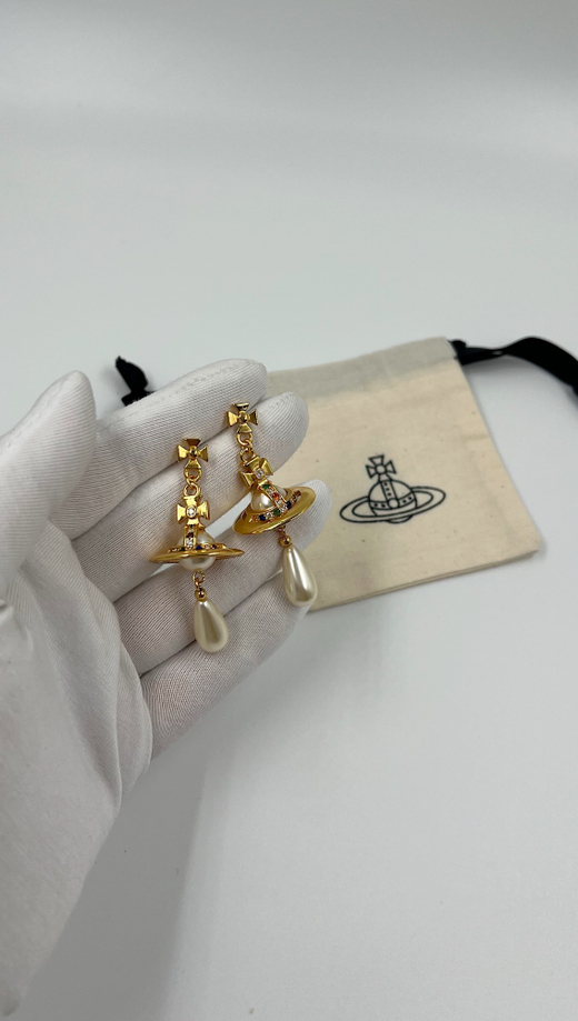 Серьги с подвесками Vivienne Westwood