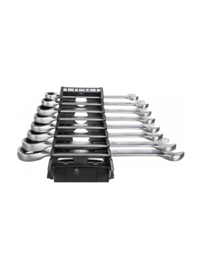 Набор комбинированных трещоточных ключей Gigant 8 шт, Сталь Cr-V, 8-19мм, GCRWS 8