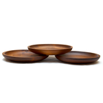 Набор деревянных тарелок Art of Siberia из древесины сибирского кедра TN38