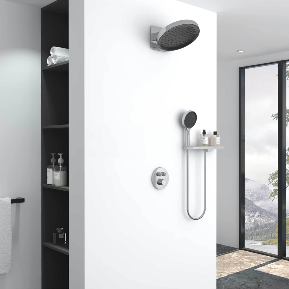 Душевой комплект Inspire VSFW-3I22MT3RCH встраиваемый, термостатический, двухрежимный, хром, , шт