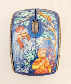 Мышь беспроводная, складная "Морозко" N3