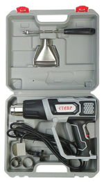 Строительный фен СТАВР ФТЭ-2000М Case, 2000 Вт серый