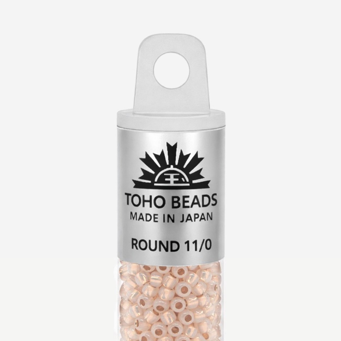 Японский бисер TOHO Round 11/0 (№751), с внутренним покрытием золотом 24K, прозрачный