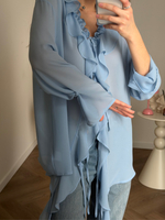 Блуза Flow голубой