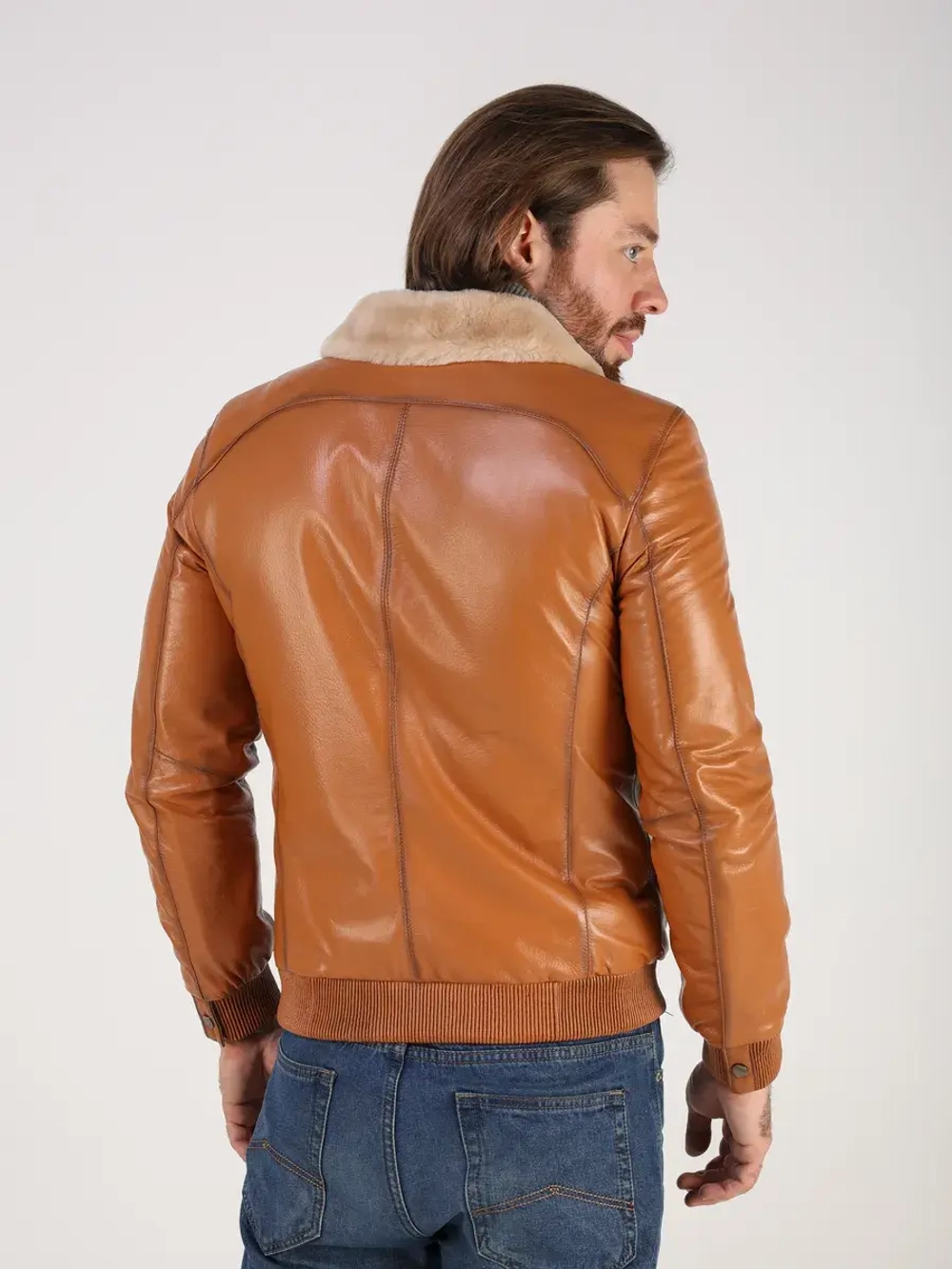 Дубленка натуральная куртка зимняя кожаная