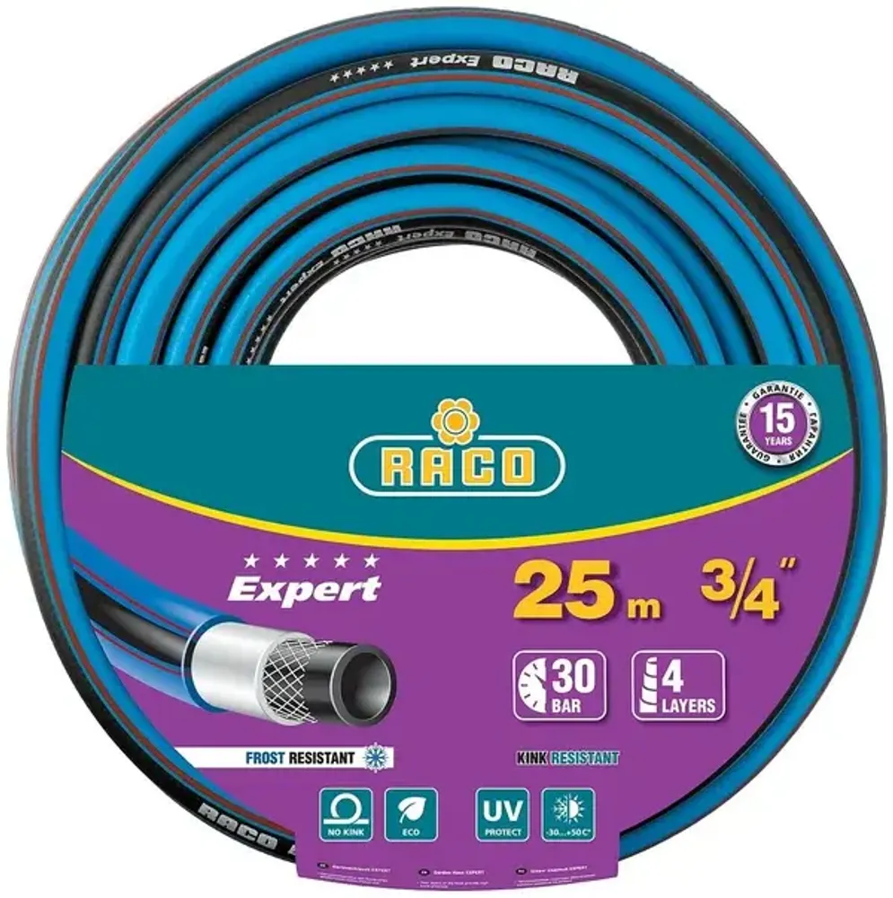 Шланг поливочный Raco Expert 3/4&quot; (25м)