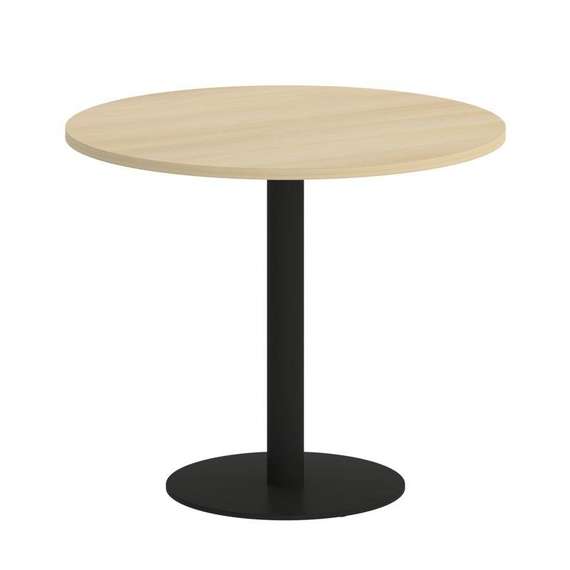 Yalta Стол круглый LT.SPRG-1 Акация Лорка/Металл Черный 900*900*750