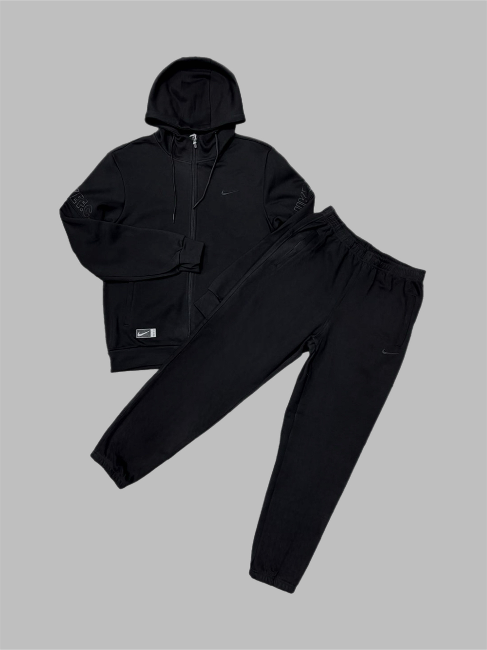 Костюм Nike начёс #T2-205 (черн.)