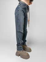 Джинсы Loloblues 50501 широкие со шнурком