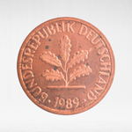Germany, 1 Pfennig, 1989, (Munich Mint - "D"), XF