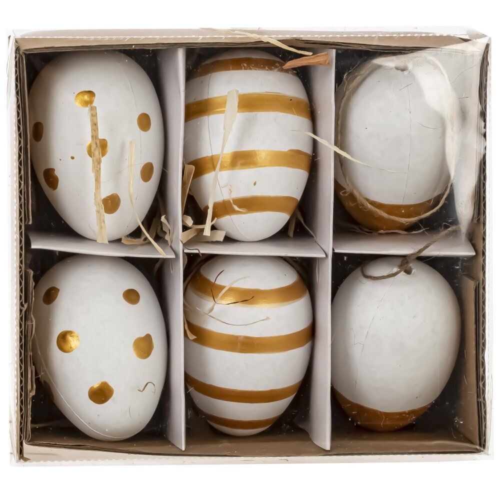 GAEM Набор из 6-ти изделий декоративных подвесных "Яйцо" (4*6), L14 W12 H5 см