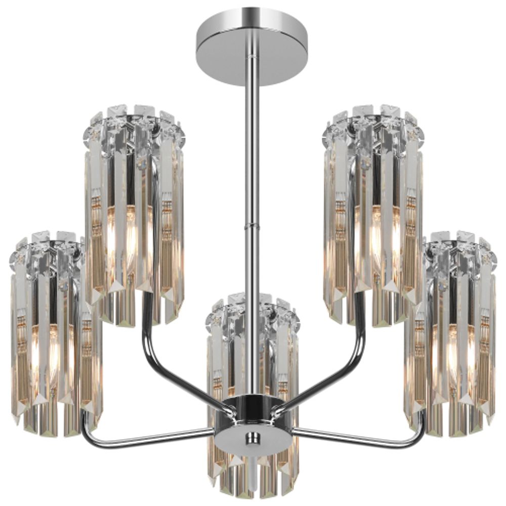 Люстра Rivoli Ifa 1063-305 5хЕ14 40 Вт хрусталь | Rivoli