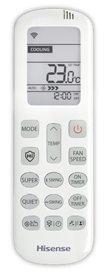 Внутренний блок мульти-сплит-системы HISENSE PREMIUM SILVER FM DC INVERTER R32 AMS-12UW4RVETG00(S)