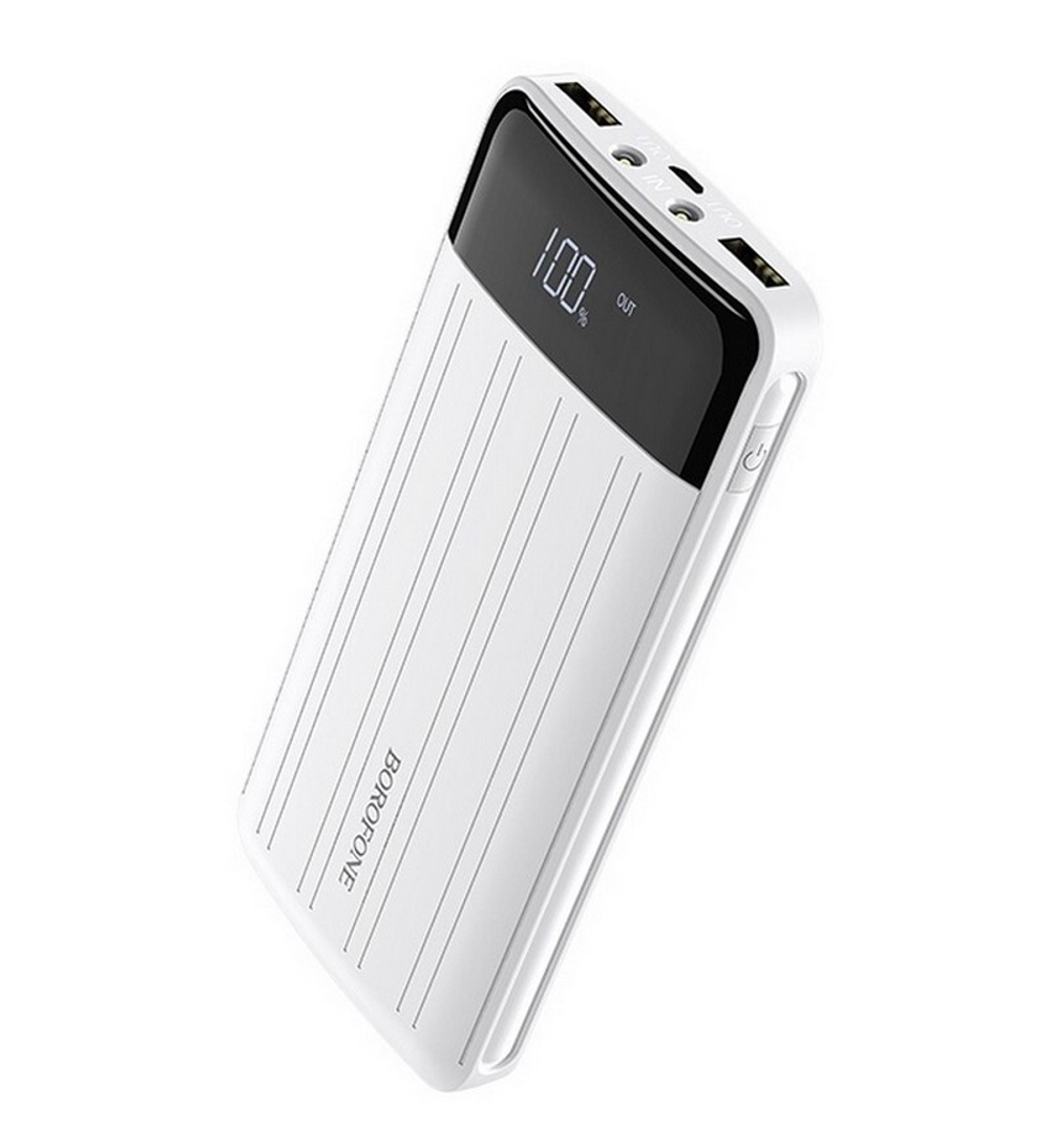 Портативный аккумулятор BOROFONE BT21A 20000 mAh (белый)