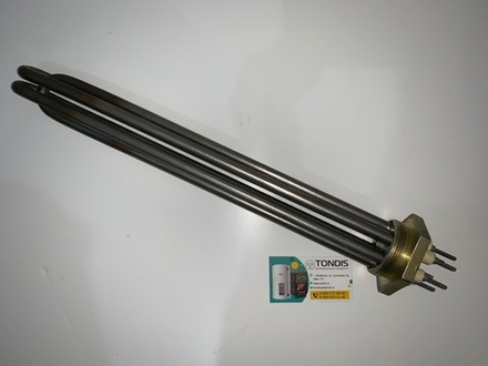 Блок ТЭНБ 10 кВт, 220/380В, нерж. сталь, фланец G2"(59 мм.)