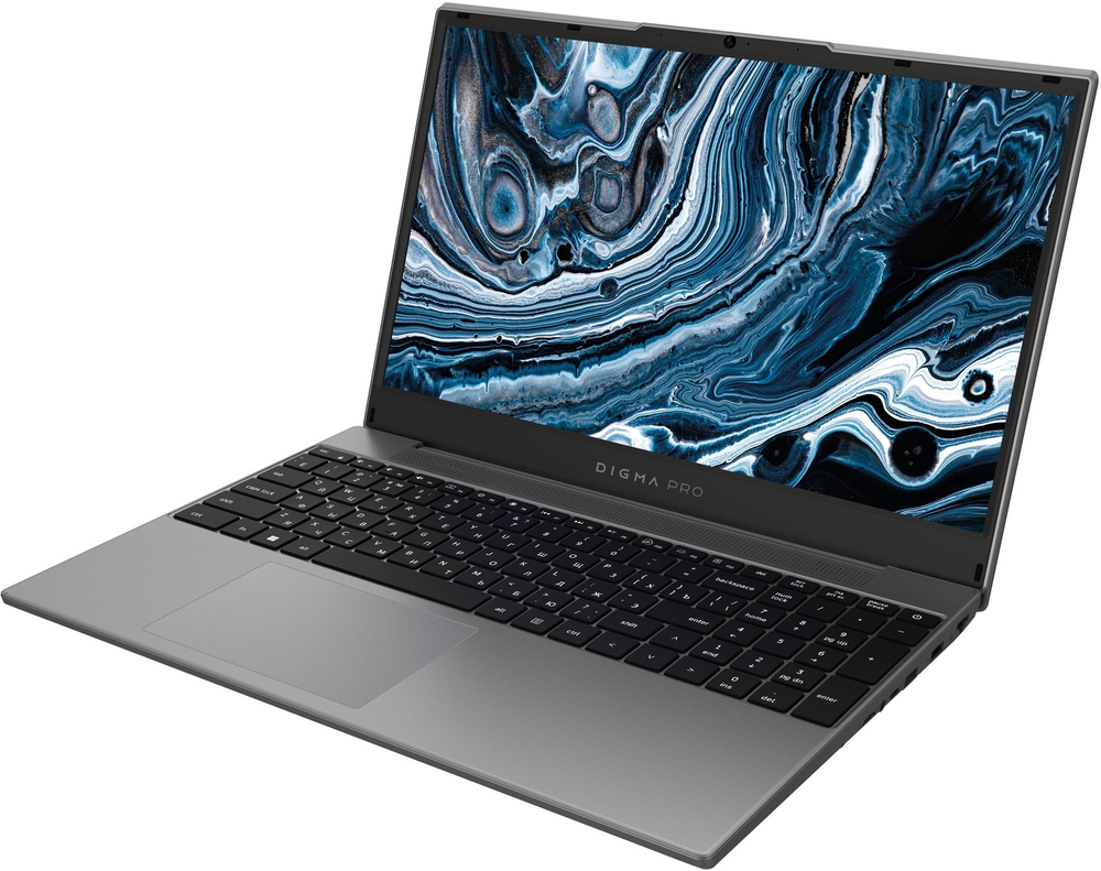 Ноутбук  Digma Pro Breve 15.6 ", Ryzen 7, 16 Гб RAM, 512 Гб SSD, Radeon RX Vega 8, Темно-серый