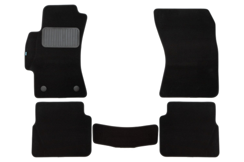 Коврики в салон для Klever Premium SUBARU Impreza 2011-2015, 2015-2016, хэтчбек, 5 шт. (текстиль) Klever.KLEVER03461322110KH