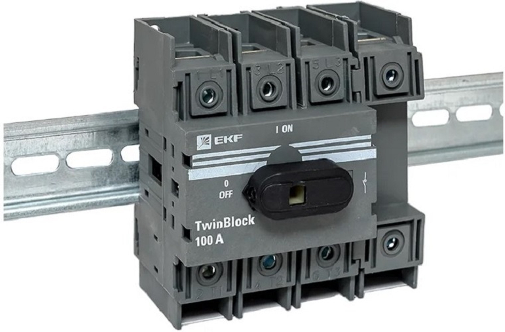 Рубильник  EKF tb-100-4p-f