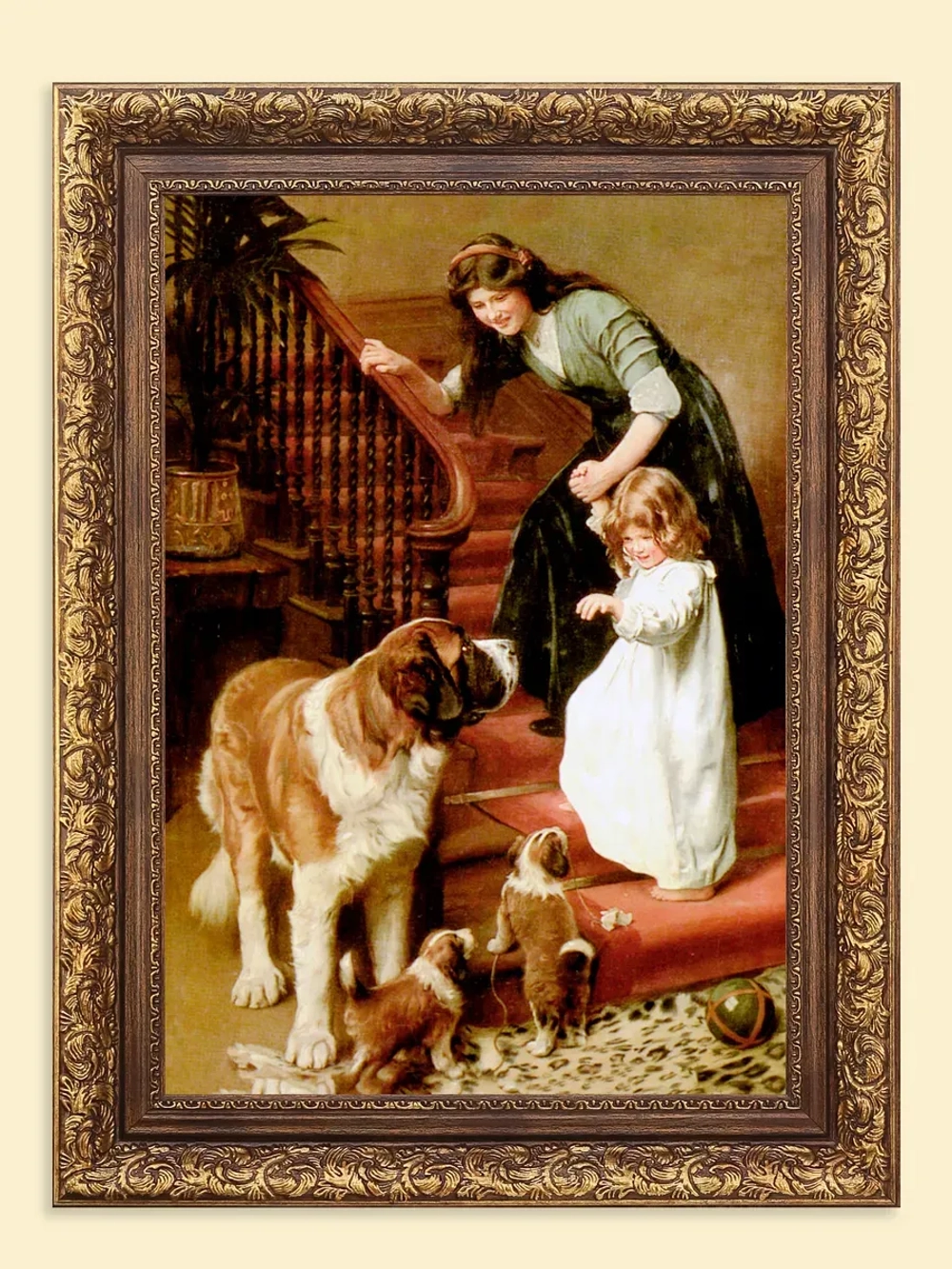 Картина на стену интерьерная на холсте "Дети"