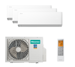 Мульти сплит-система Hisense на 3 комнаты (25+25+25 кв.м.) VIBE PRO, белый