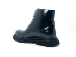 Ботинки Prada Brushed leather combat