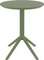 Стол пластиковый складной Sky Ø60, зеленый