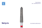Бор алмазный красный Frank Dental типа FG - D.879K.021.F.FG
