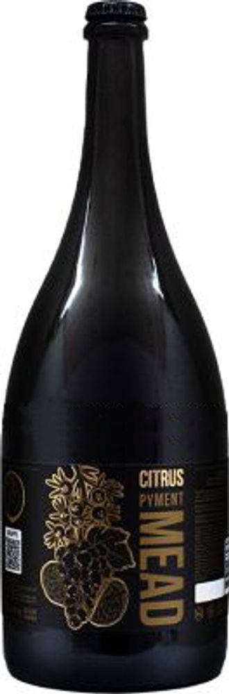 Медовуха Степь и Ветер Цитрус Пимент / Mead Steppe &amp; Wind Citrus Pyment 1.5л - стекло